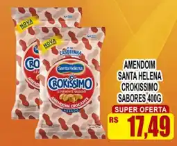 Supermercado leal Amendoim santa helena crokissimo sabores oferta