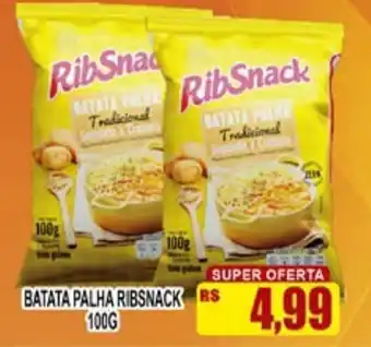 Batata palha ribs snack