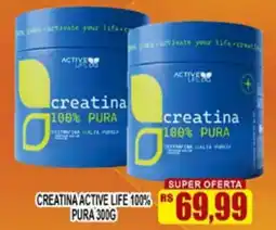 Supermercado leal Creatina active life 100% pura oferta