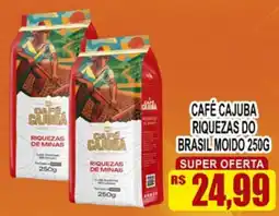 Supermercado leal Café cajuba riquezas do brasil molido oferta