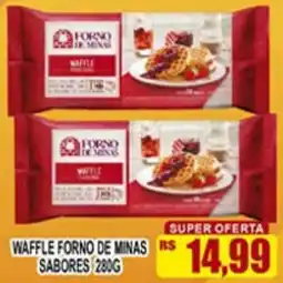 Supermercado leal Waffle forno de minas sabores oferta