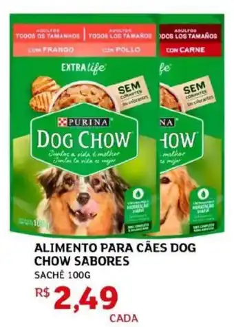 Alimento para cães dog chow sabores