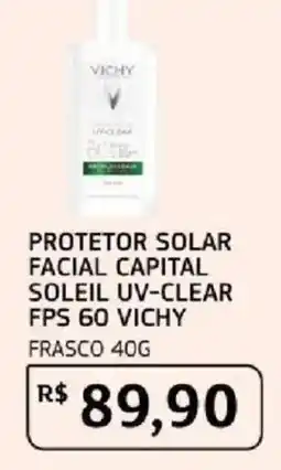 Assaí Atacadista Protetor solar facial capital soleil uv-clear fps 60 vichy oferta