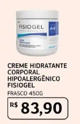 Assaí Atacadista Creme hidratante corporal hipoaLergênico fisiogel oferta
