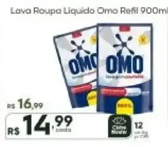 Lava Roupa Líquido Omo Refil