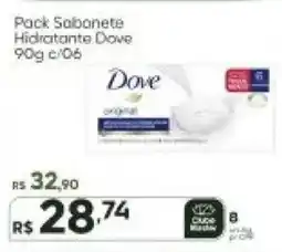 Master Supermercados Pack Sabonete Hidratante Dove oferta