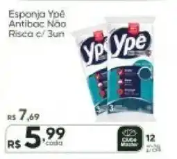 Master Supermercados Esponja ype antibac não riscac/3un oferta