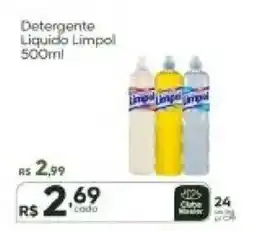 Master Supermercados Detergente Líquido Limpol oferta
