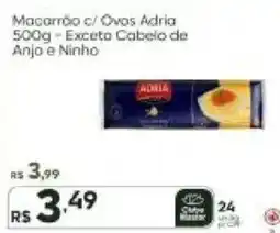 Master Supermercados Macarrão c/ Ovas Adria oferta