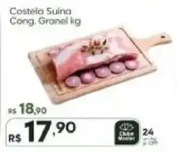 Master Supermercados Costela Suína Cong. Granul kg oferta