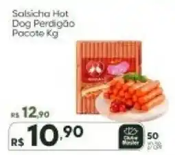 Master Supermercados Salsicha Hot Dog Perdigão oferta