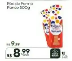 Master Supermercados Pão de Forma Panco oferta