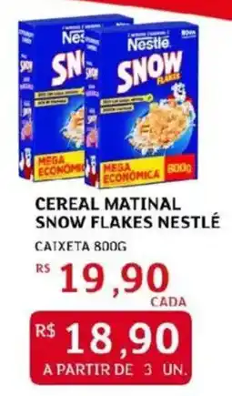 Assaí Atacadista Cereal matinal snow flakes nestlé oferta