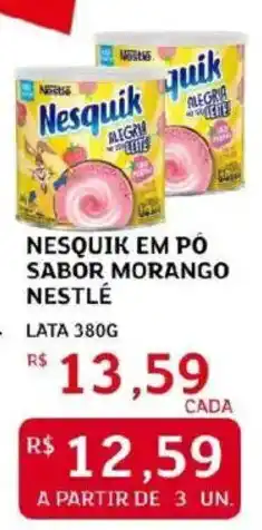 Assaí Atacadista Nesquik em pó sabor morango nestlé oferta