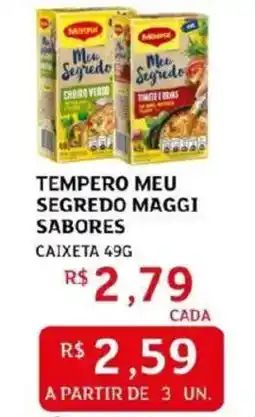 Assaí Atacadista Tempero meu segredo maggi sabores oferta