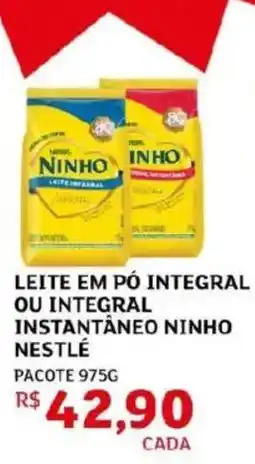 Assaí Atacadista Leite em pó integral ou integral instantâneo ninho oferta