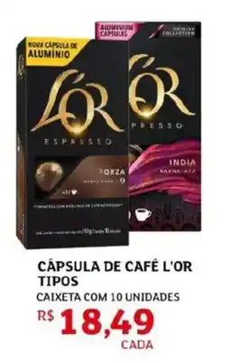 Assaí Atacadista Cápsula de café l'or tipos oferta