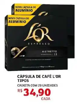 Assaí Atacadista Cápsula de café l'or tipos oferta