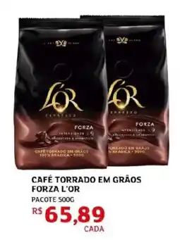 Assaí Atacadista Café torrado em grãos forza l'or oferta