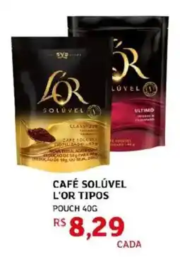 Assaí Atacadista Café solúvel l'or tipos oferta