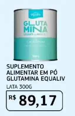 Assaí Atacadista Suplemento alimentar em pó glutamina equaliv oferta