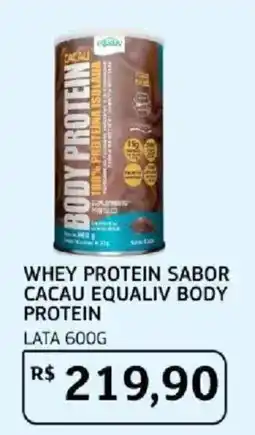 Assaí Atacadista whey protein sabor cacao equaliv body protein oferta