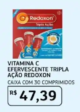 Assaí Atacadista vitamina c efervescente tripla ação redoxon oferta