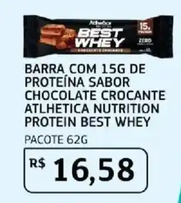 Assaí Atacadista Barra com 15g de proteína sabor chocolate crocante oferta