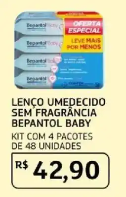 Assaí Atacadista Lenço umedecido sem fragrância bepantol baby oferta