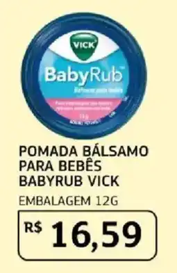 Assaí Atacadista Pomada bálsamo para bebês babyrub vick oferta