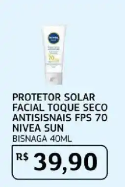 Assaí Atacadista protetor solar facial toque seco antissinais fps 70 nivea sun oferta