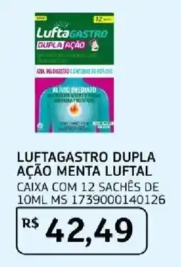 Assaí Atacadista Luftagastro dupla ação menta luftal oferta