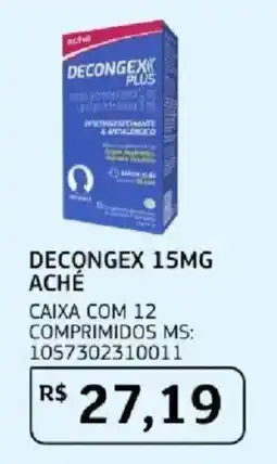 Assaí Atacadista decongex 15mg aché oferta
