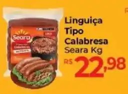 Supermercados Unidos Linguiça Tipo Calabresa Seara Kg oferta