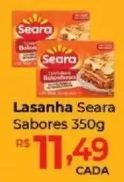 Supermercados Unidos Lasanha seara sabores oferta