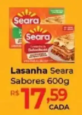 Supermercados Unidos Lasanha seara sabores oferta