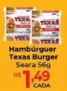 Supermercados Unidos Hambúrguer texas burger oferta