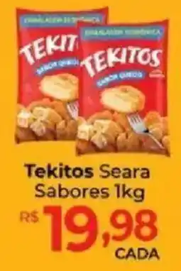 Supermercados Unidos Tekitos Seara Sabores oferta