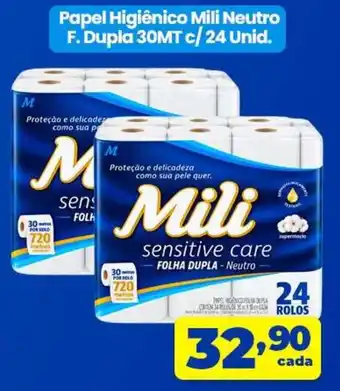 Papel Higiênico Mili Neutro