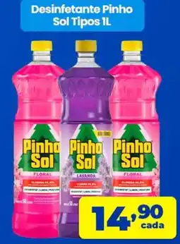 X Supermercados Desinfetante Pinho Sol Tipos 1L oferta
