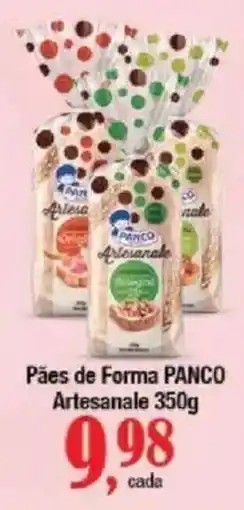 Supermercados Unidos Pães de Forma PANCO Artesanale oferta