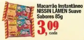 Supermercados Unidos Macarrão Instantâneo Nissin Lamen Suave oferta
