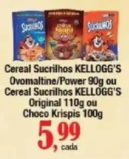 Supermercados Unidos Cereal Sucrilhos kellogg's oferta