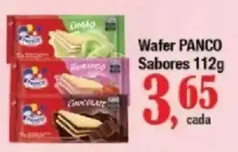 Supermercados Unidos Wafer PANCO Sabores oferta