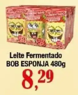 Supermercados Unidos Leite fermentado bob esponja oferta
