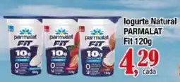 Supermercados Unidos Iogurte Natural Parmalat Fit oferta
