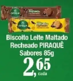 Supermercados Unidos Biscoito Leite Maltado Recheado Piraquê oferta