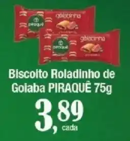 Supermercados Unidos Biscoito Roladinho de Goiaba Piraquê oferta