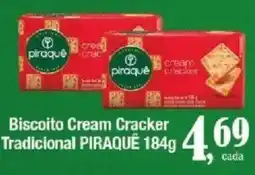 Supermercados Unidos Biscoito cream cracker tradicional piraquê oferta