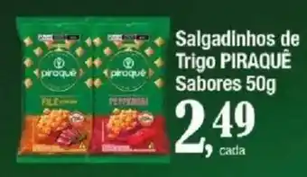 Supermercados Unidos Salgadinhos de Trigo Piraquê oferta